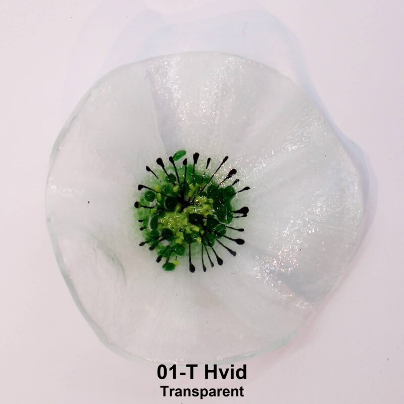 Hvid sommerblomst fra Grevelsgaard Glas