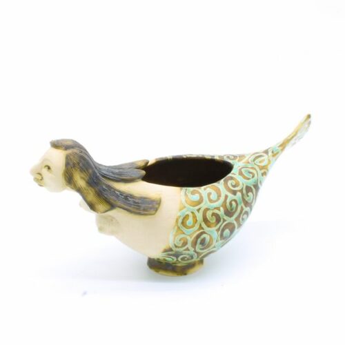 Havfrue i keramik