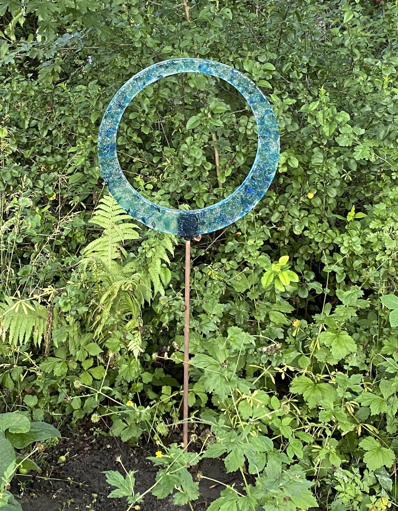 Bettina Vahle - Blue circle (ø: 39 cm)