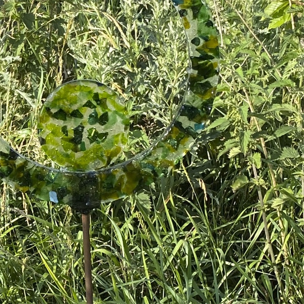 Bettina Vahle - Green circles (ø: 39 cm)