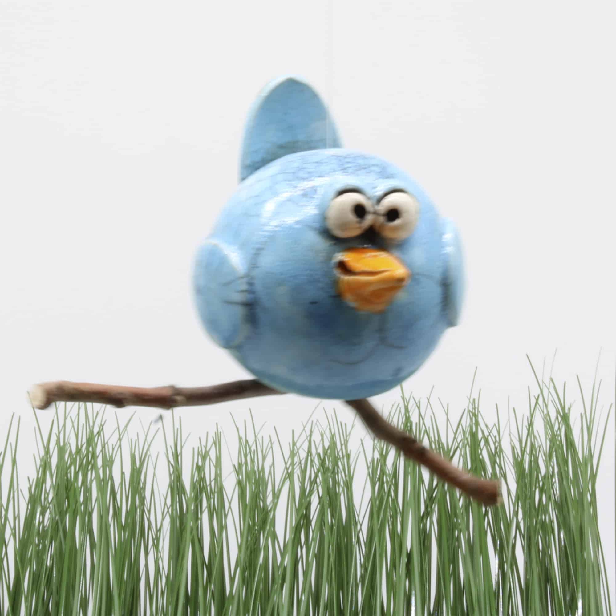 Henrik Kjær, Angry Bird - blå (Ø: ca. 11 cm)