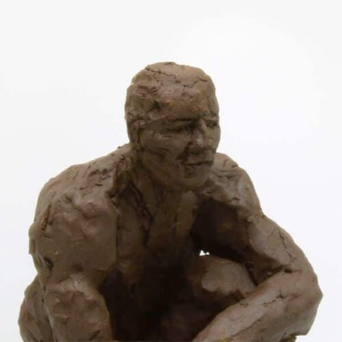 Keramisk figur af Kirsten Andreasen