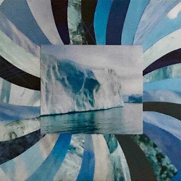 Isbjerget. Collage af Niels Ravn (B * H: 42 * 32 cm)